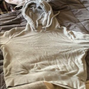 Grey crop sweatshirt